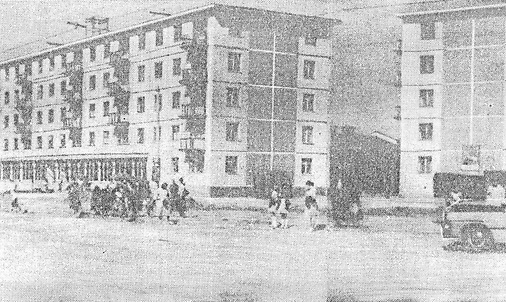 Проспект Фрунзе. Витебский рабочий, 12 августа 1962 года