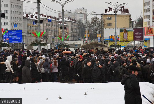 Митинг на площади Победы 23 февраля