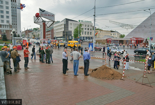 Пролетарская площадь в витебске