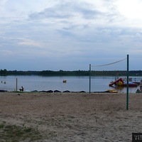 Пляж на озере Сосно в Витебске