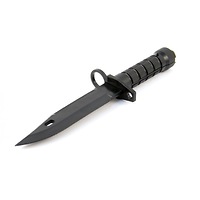Оружие для лазертага: модель штык-ножа для М-серии. Резиновый, чёрный.