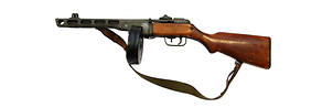 Оружие для лазертага: пистолет-пулемёт Шпагина (ППШ).