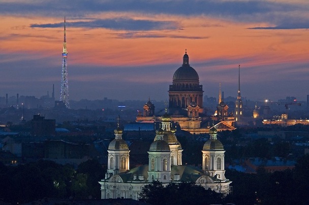 Вид на Исакиевский собор, Петербург