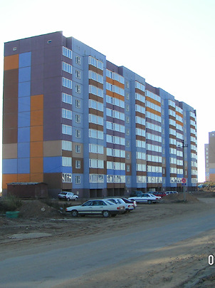 Первые дома в Билево в ноябре 2005 года.Фото Сергея Мартиновича