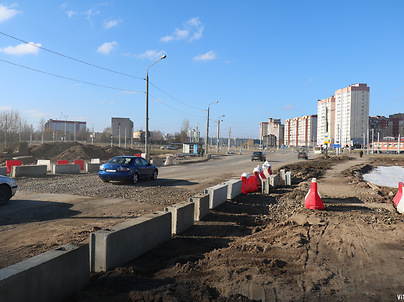 Март 2024 года. Дорога в Никрополье. Фото Сергея Мартиновича