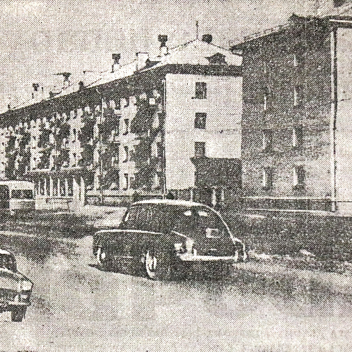 Улица Гагарина. 1961 год. Витебский рабочий, 30 апреля 1961 г.