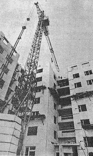 Строительство дома №4.Знамя строителя, 10 сентября 1982 года