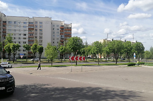 Начало улицы Лазо у проспекта Людникова. Фото Сергея Мартиновича