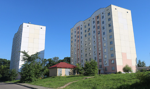 Улица Ленинградская, 90 к.1 и 90 к.2. Фото Сергея Мартиновича