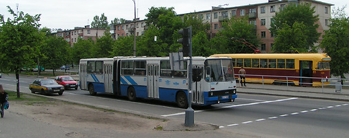 2006 год. Трамваи на Московском проспекте. Фото Сергея Мартиновича