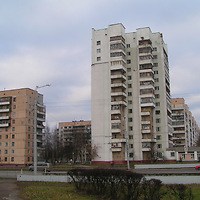 Перекресток проспекта Строителей и улицы Петруся Бровки в 2009 году. Фото Сергея Мартиновича