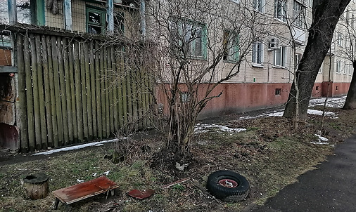 На месте самодельного фонтана. Фото Сергея Мартиновича